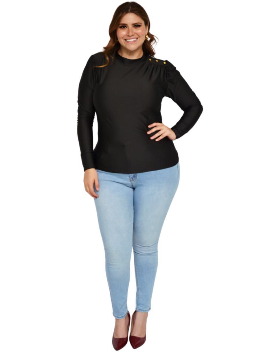 Blusa manga larga para mujer 10
