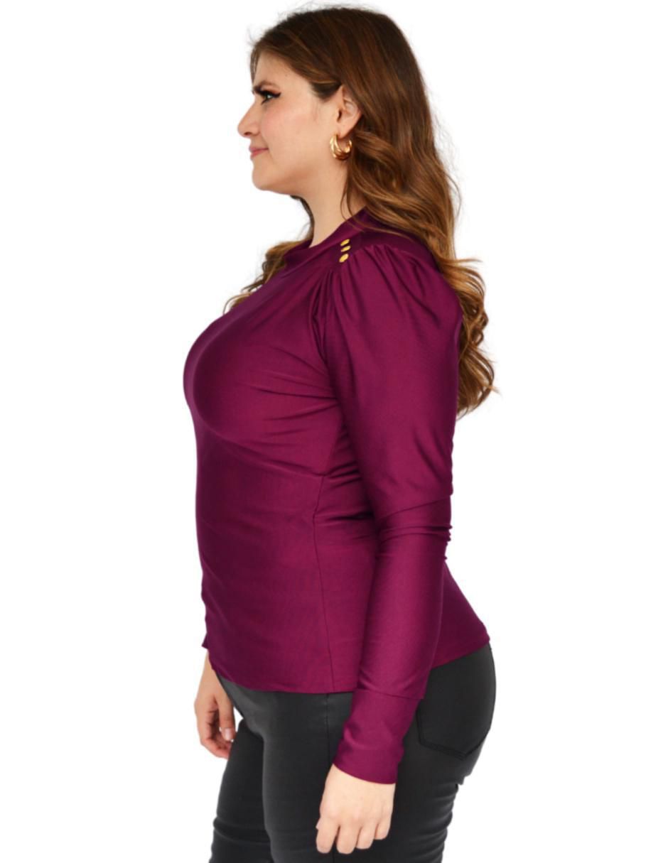 Blusa manga larga para mujer 3