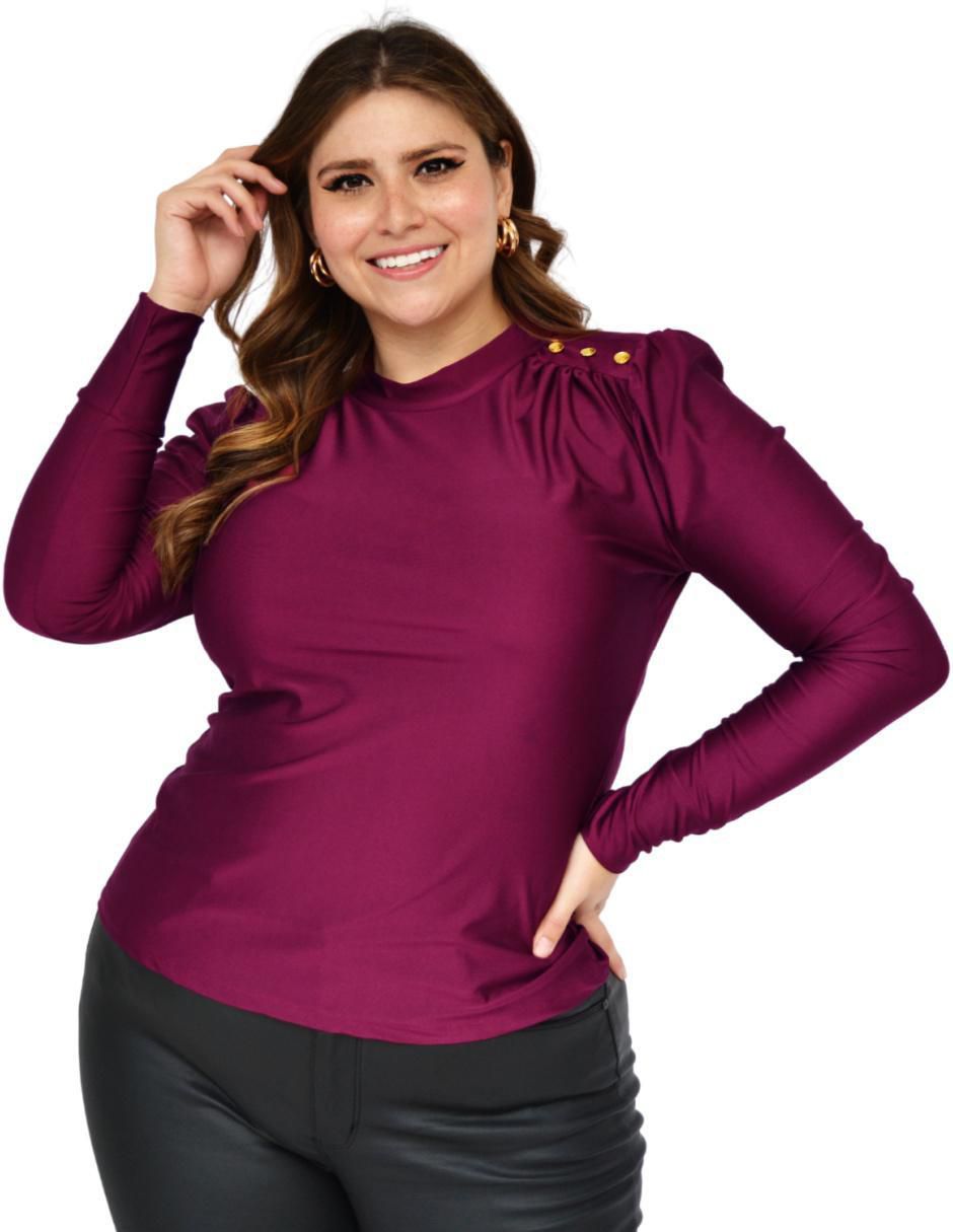 Blusa manga larga para mujer 5
