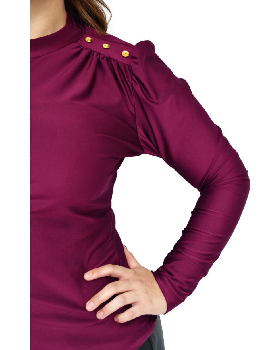 Blusa manga larga para mujer 6