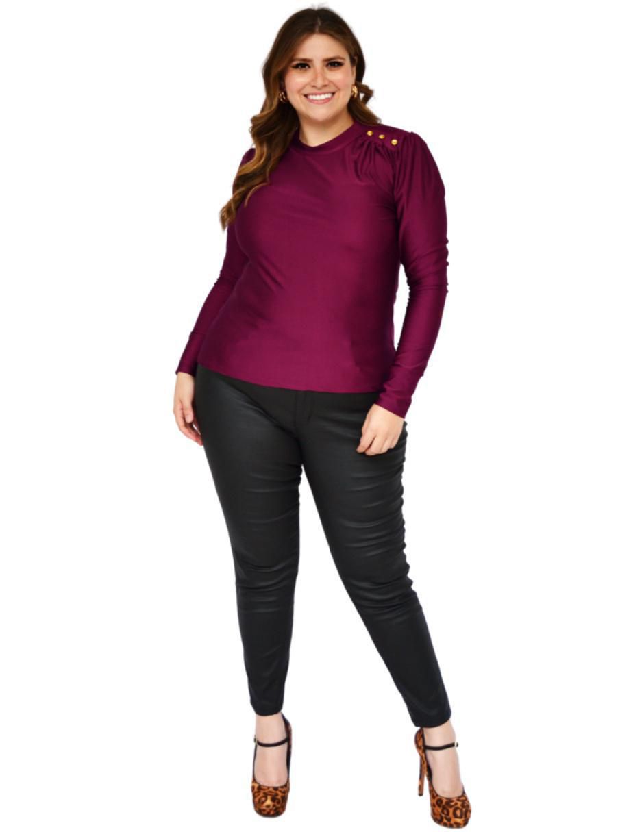 Blusa manga larga para mujer 7