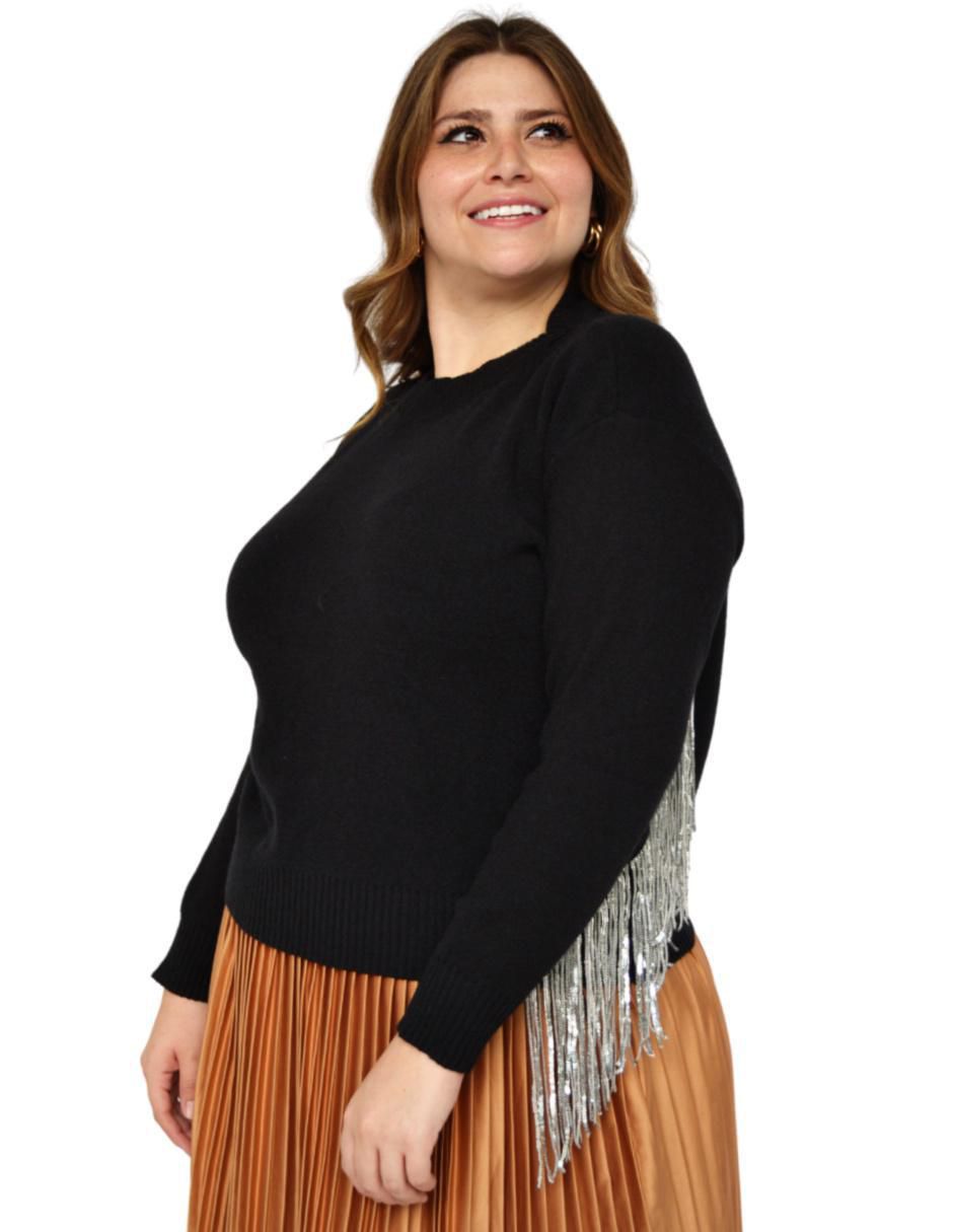 Suéter cuello redondo para mujer 5