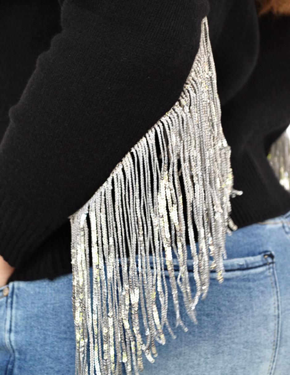 Suéter cuello redondo para mujer 6