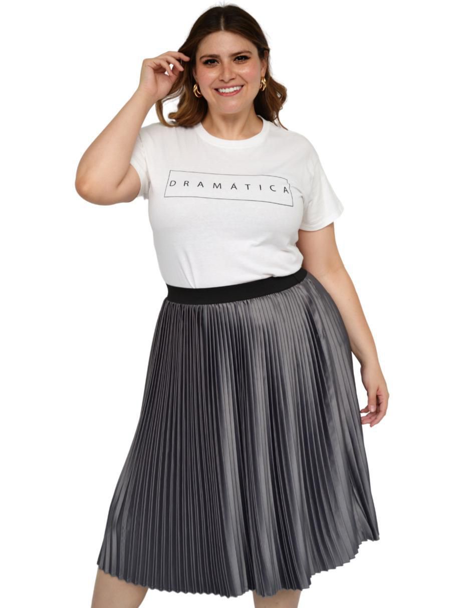 Falda midi a la cintura 4