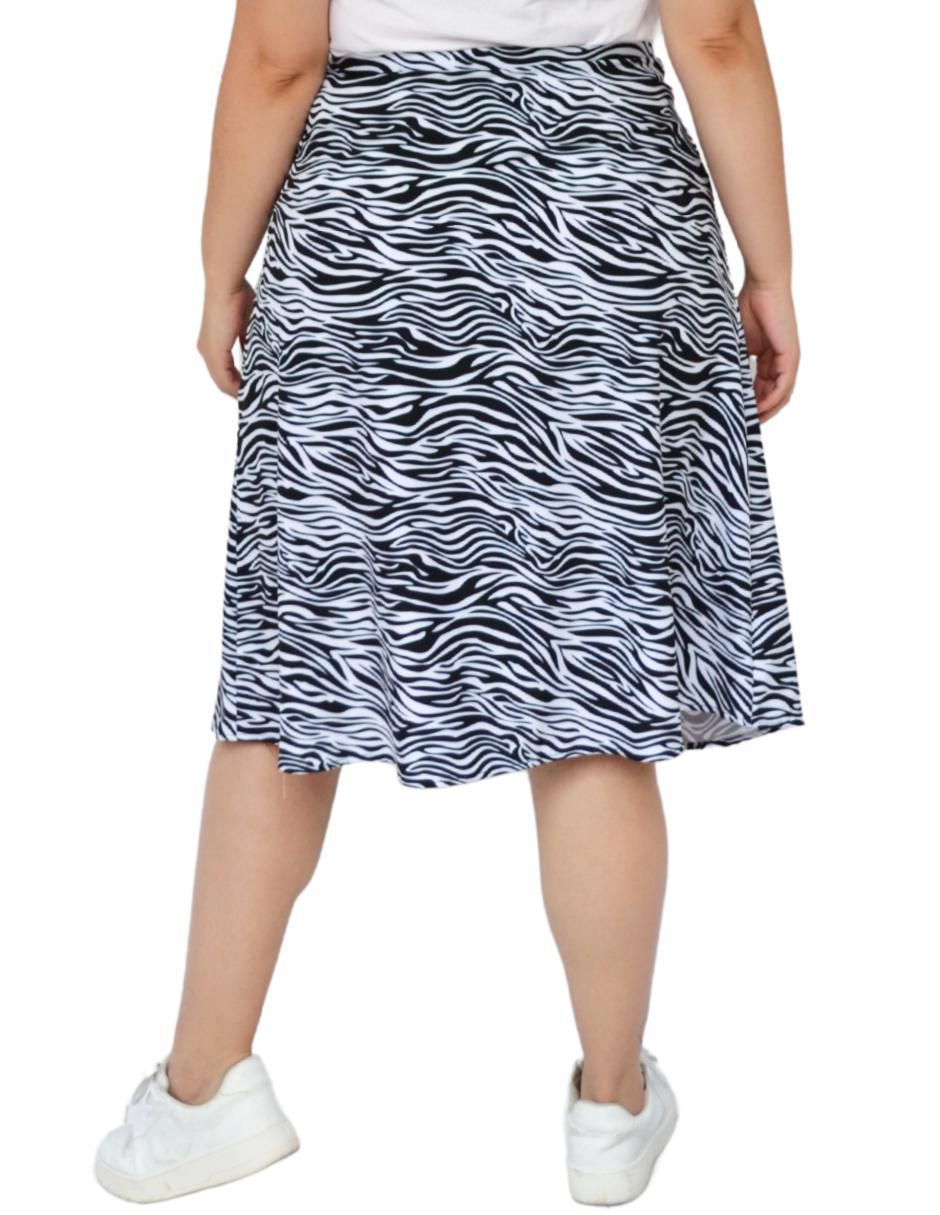 Falda midi con pretina 3