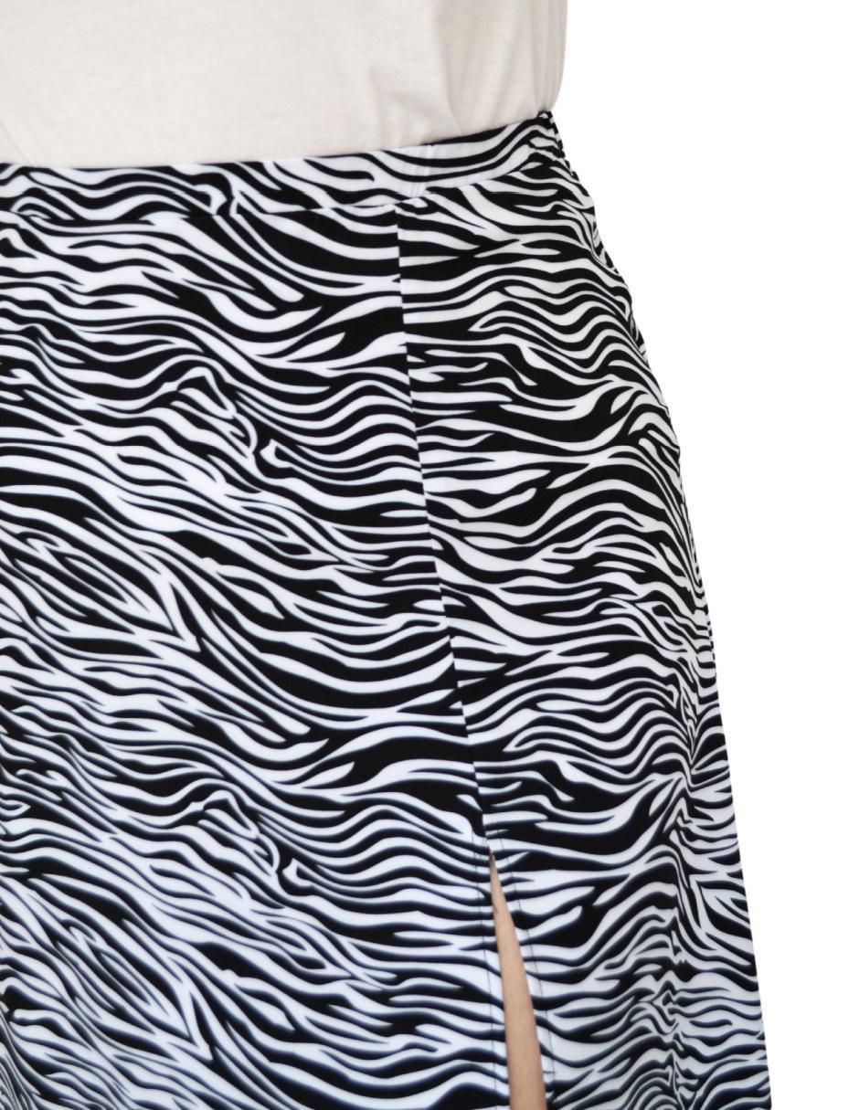 Falda midi con pretina 4