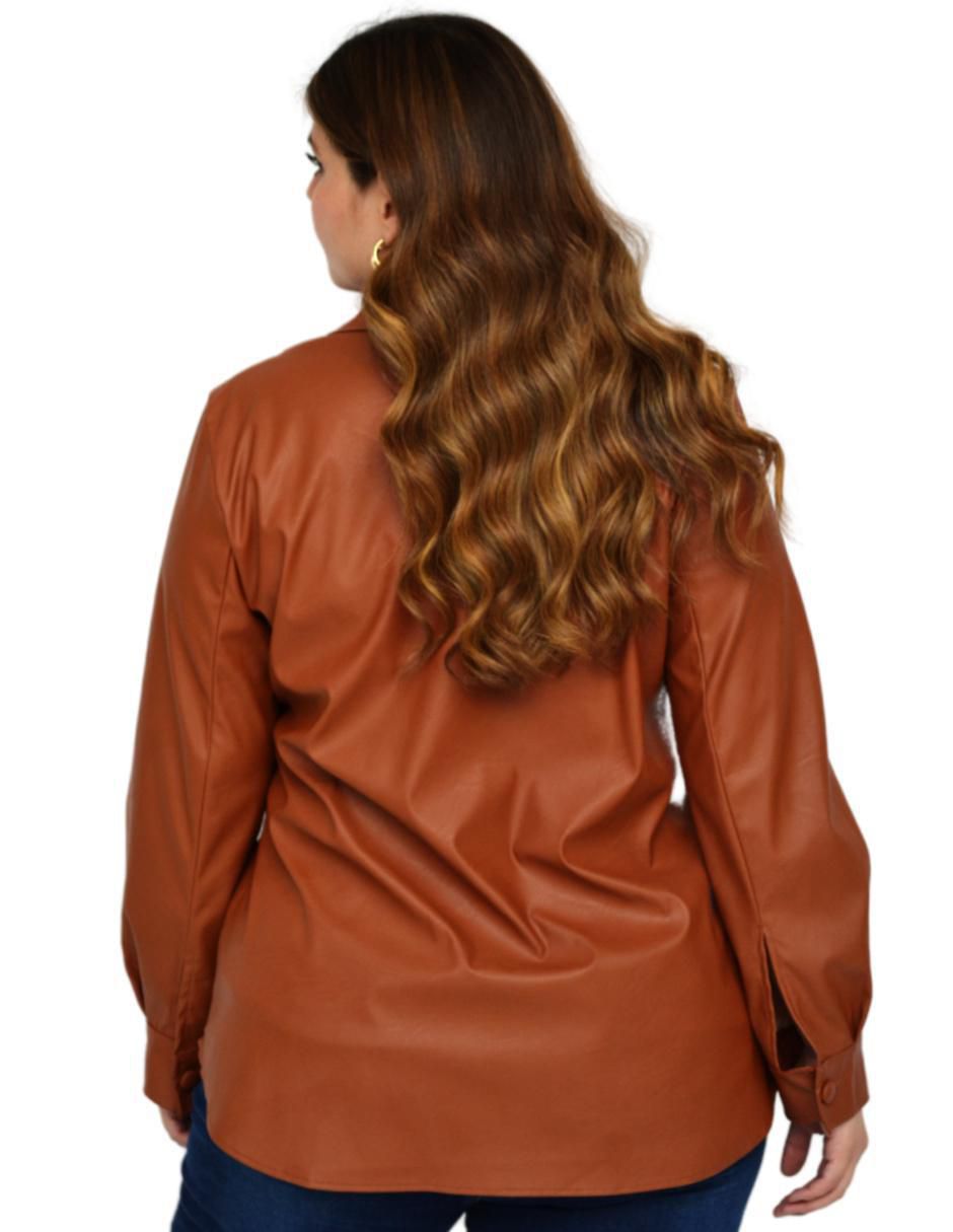 Blusa camisera manga larga para mujer 4