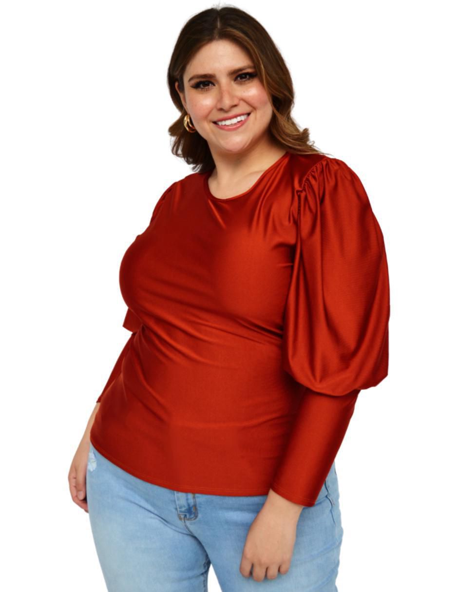 Blusa manga larga para mujer
