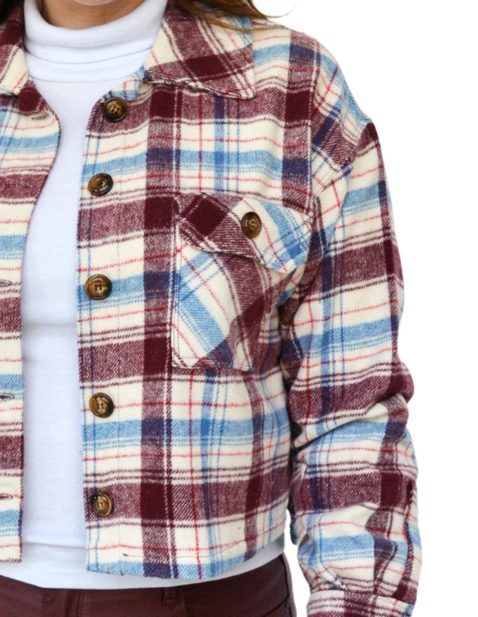 Blusa camisera manga larga para mujer 4