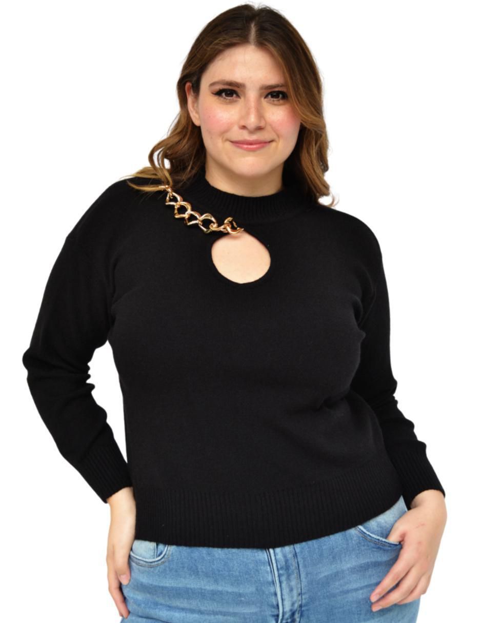 Suéter cuello redondo para mujer Suéter cuello redondo para mujer
