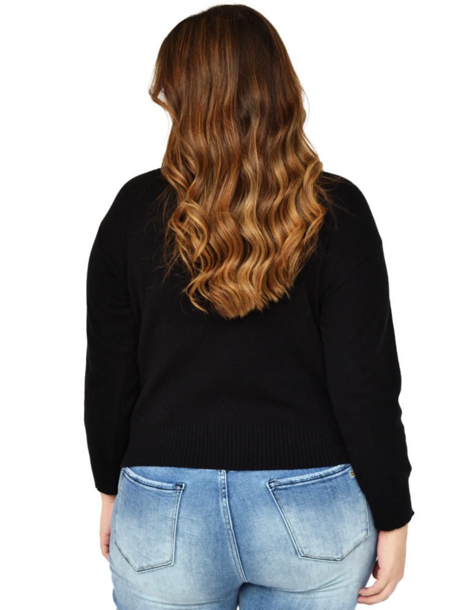 Suéter cuello redondo para mujer 3