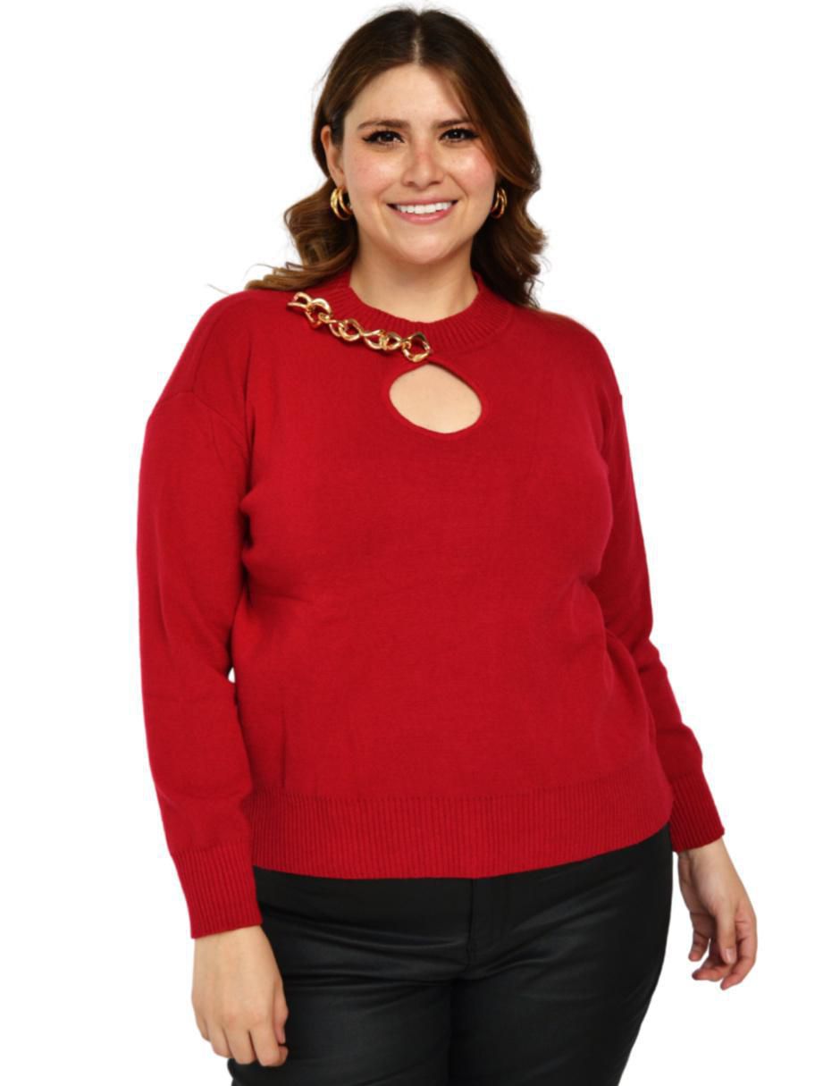 Suéter cuello redondo para mujer Suéter cuello redondo para mujer
