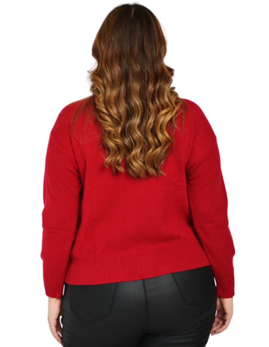 Suéter cuello redondo para mujer 3