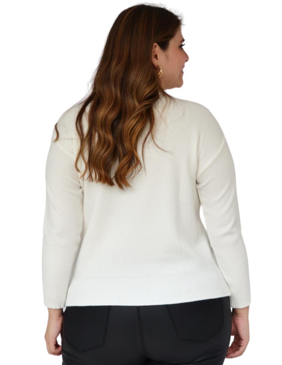 Suéter cuello redondo para mujer 3
