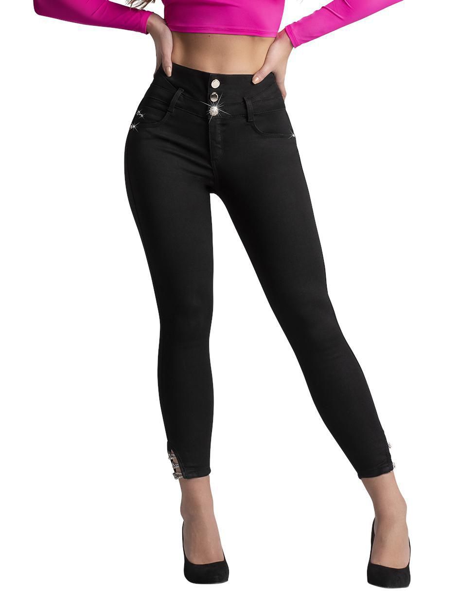 Jeans super skinny Seven Jeans 9326blco corte cintura alta para mujer