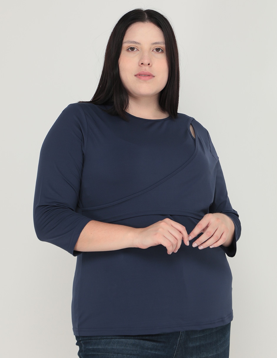 Blusa manga larga para mujer 1