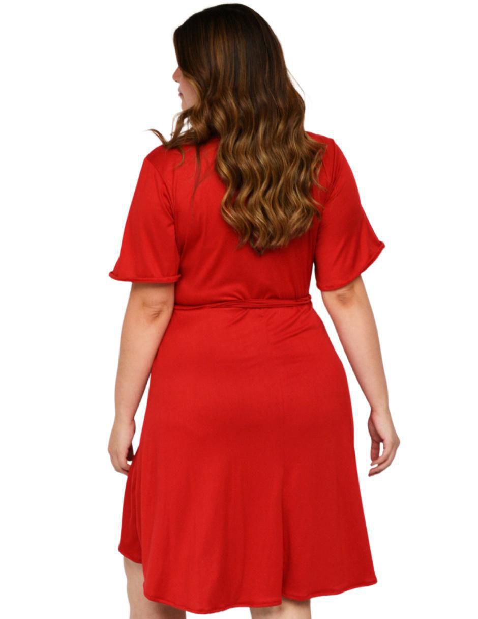 Vestido a la rodilla casual para mujer 3