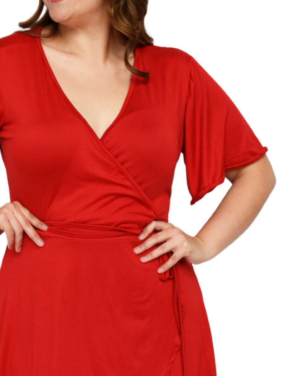 Vestido a la rodilla casual para mujer 4