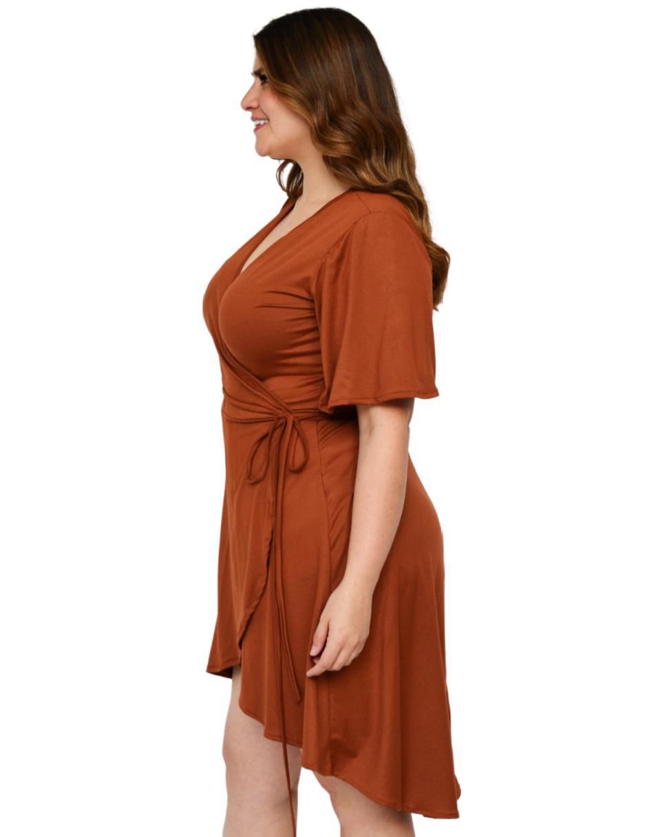 Vestido a la rodilla casual para mujer 2