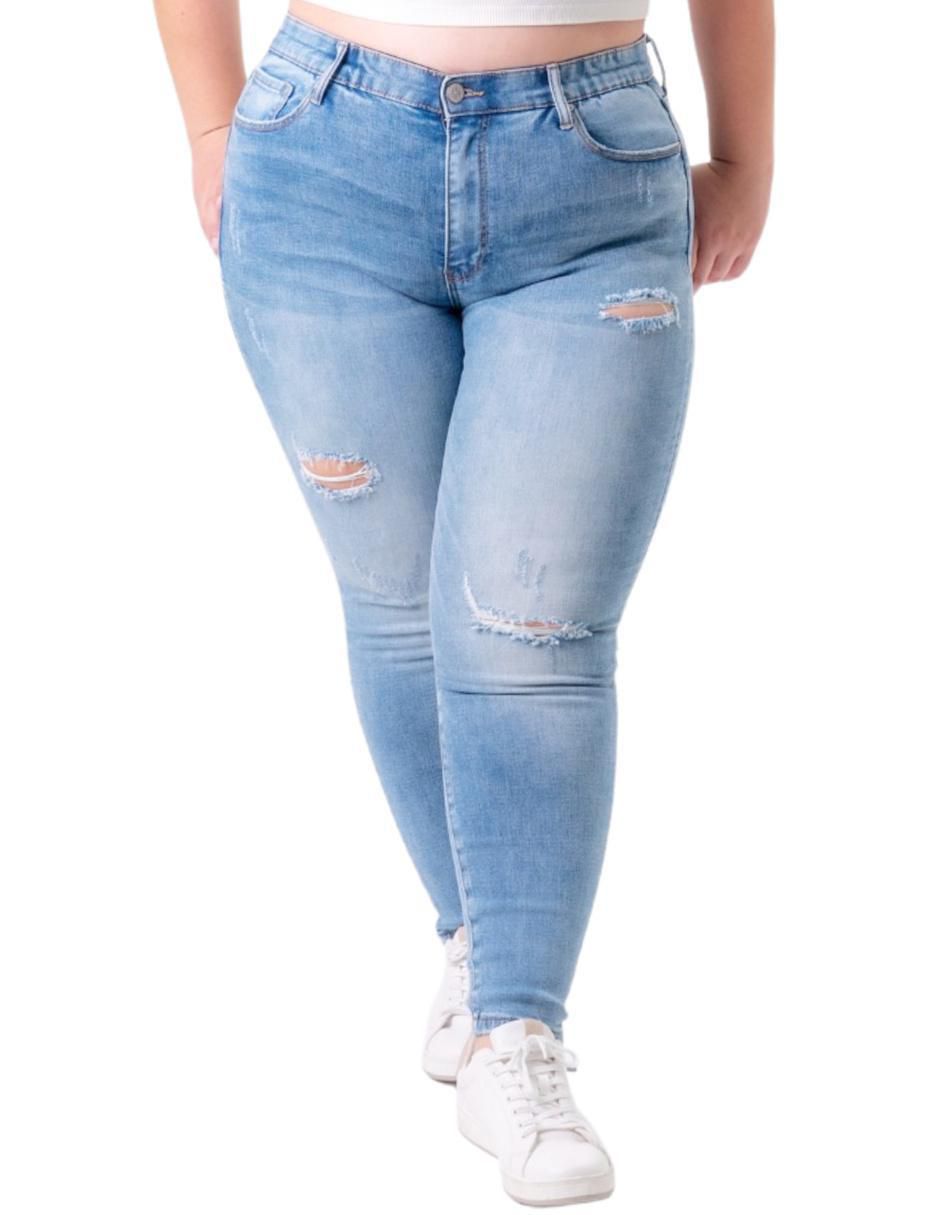 Jeans super skinny Seven Jeans 9444stob corte cintura alta para