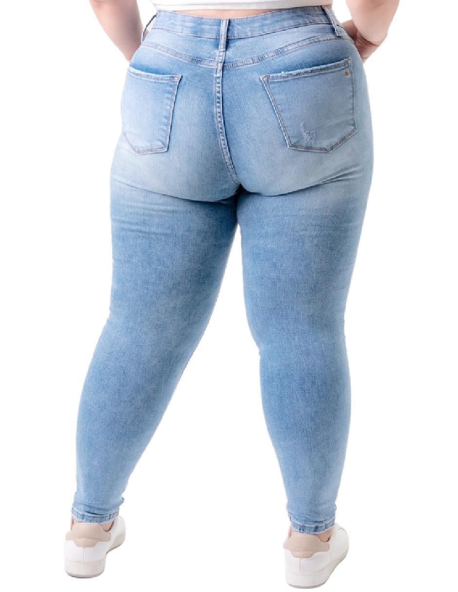 Jeans super skinny Seven Jeans 9444stob corte cintura alta para