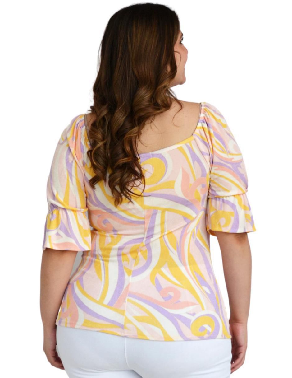 Blusa manga 3/4 para mujer 3