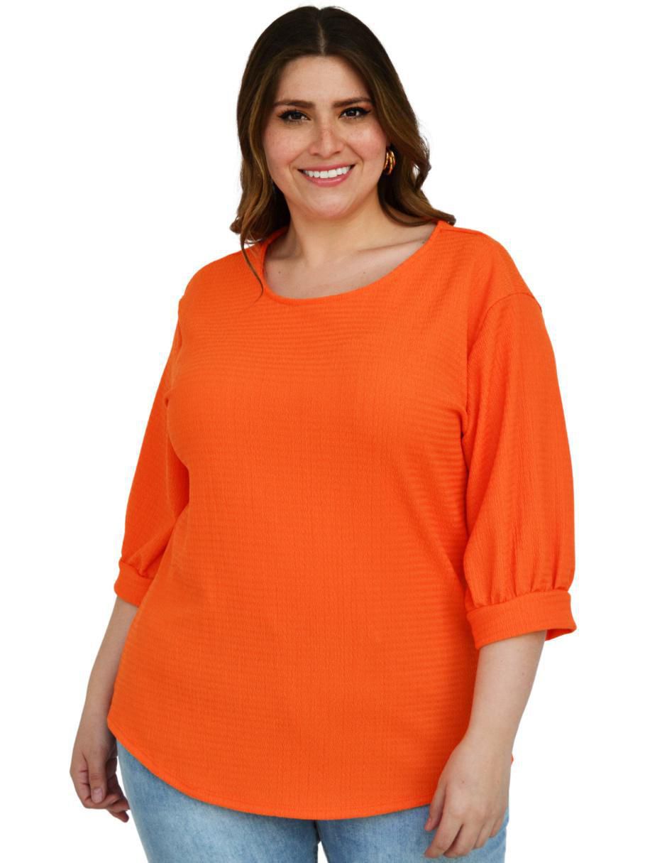 Blusa manga 3/4 para mujer Blusa manga 3/4 para mujer