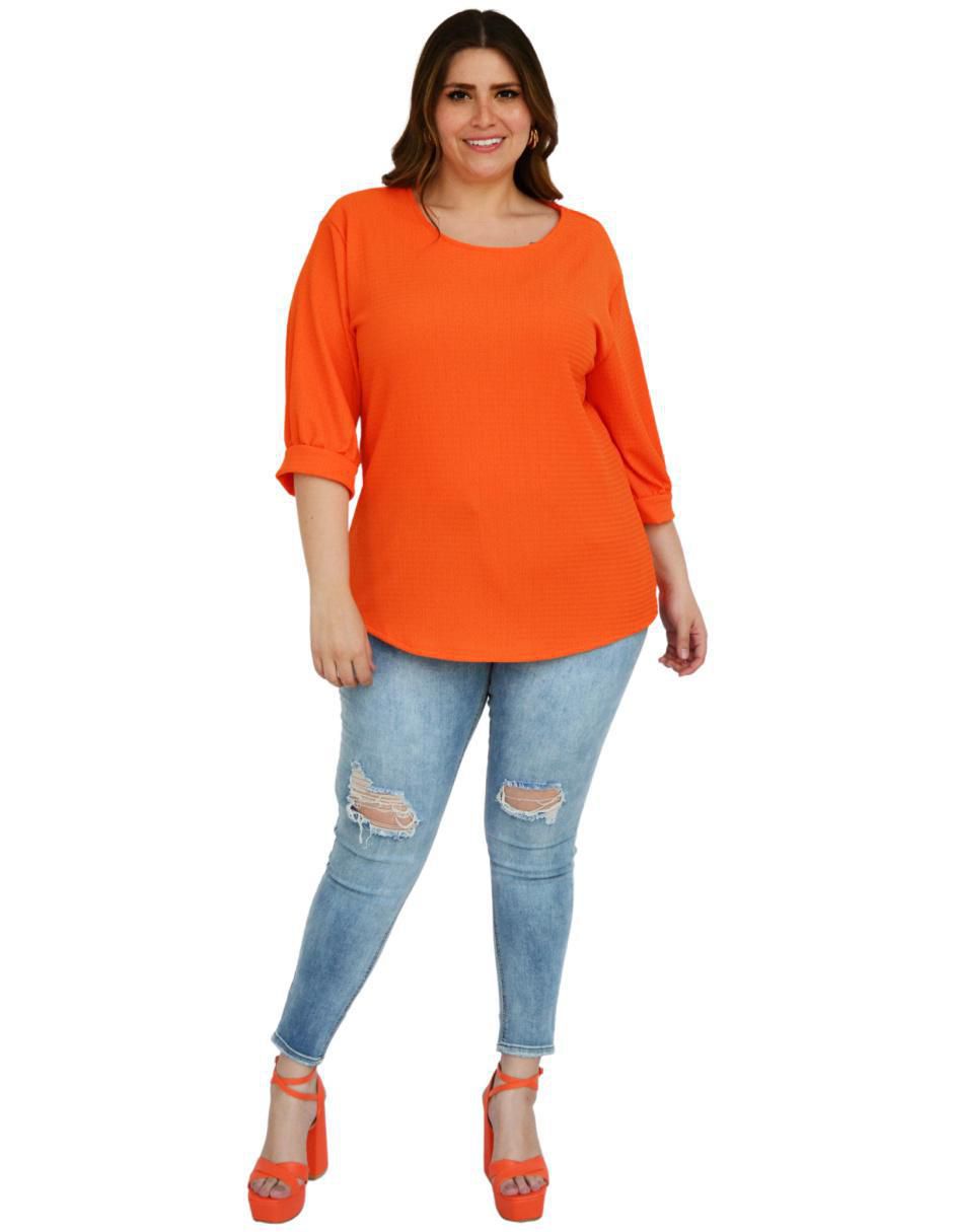 Blusa manga 3/4 para mujer 5
