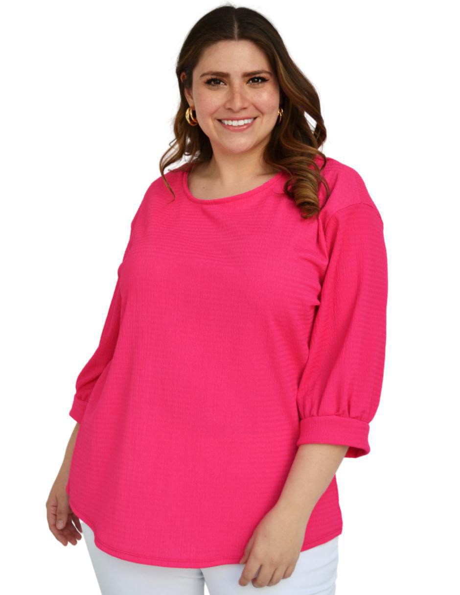 Blusa manga 3/4 para mujer Blusa manga 3/4 para mujer