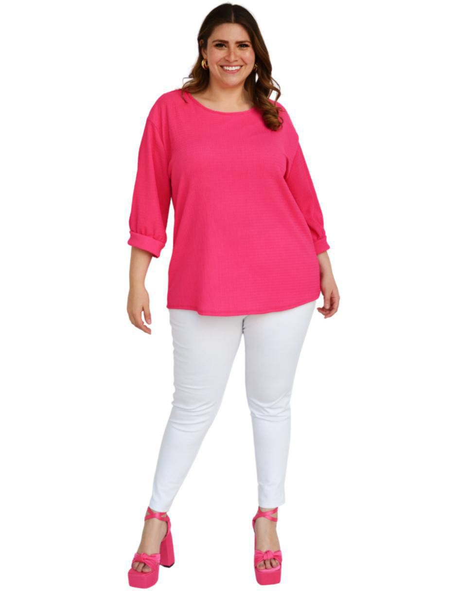 Blusa manga 3/4 para mujer 5