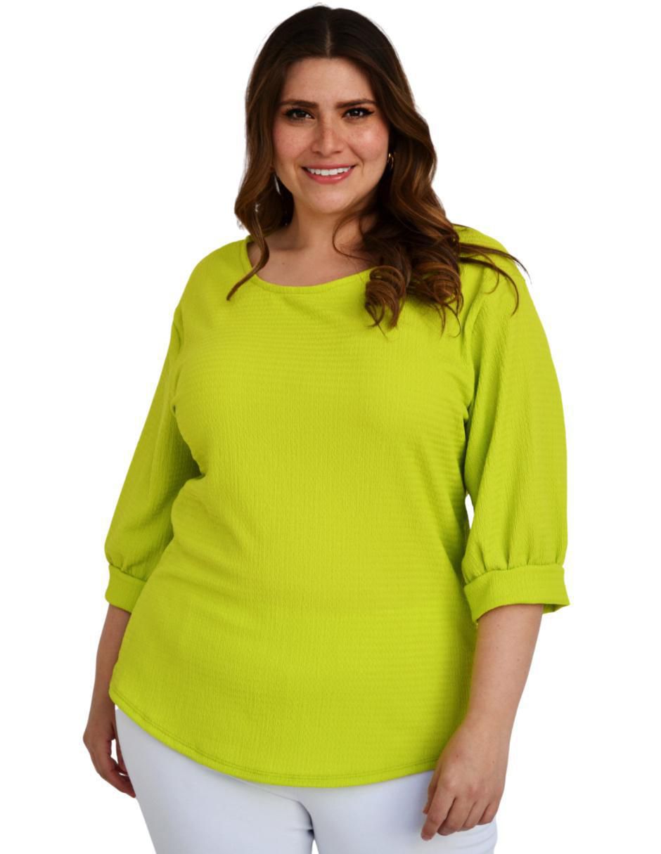 Blusa manga 3/4 para mujer