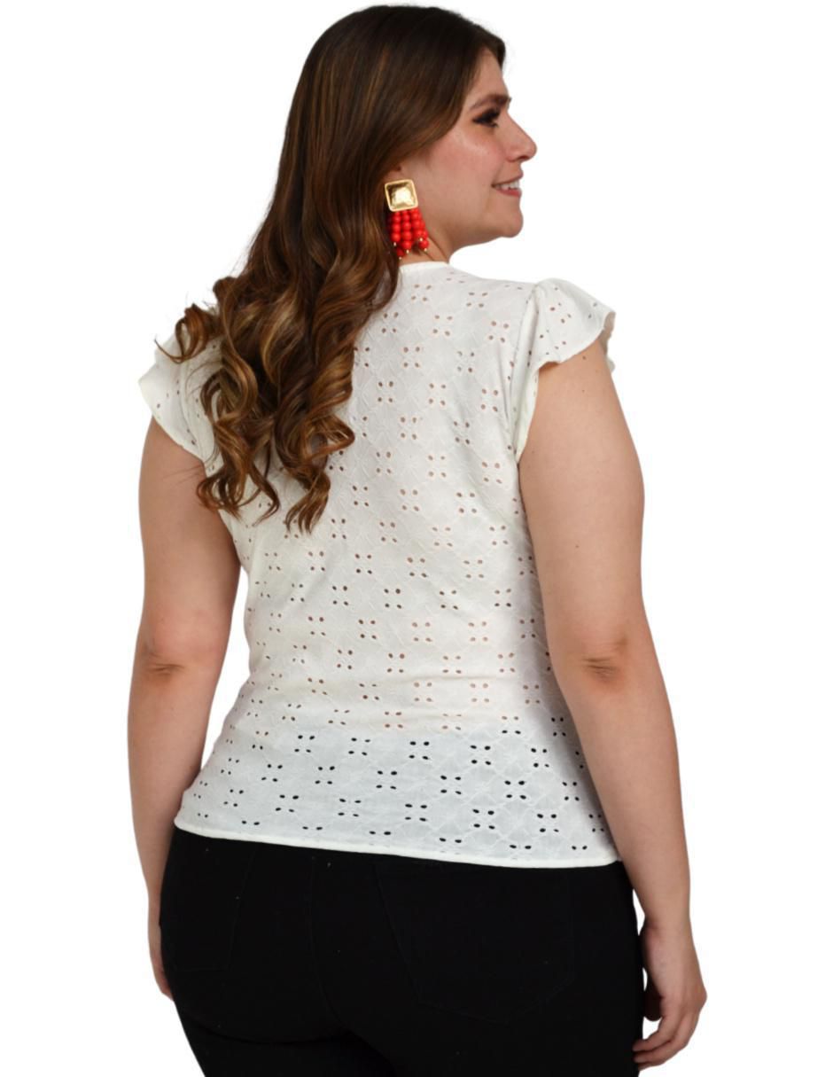 Blusa manga corta para mujer 3