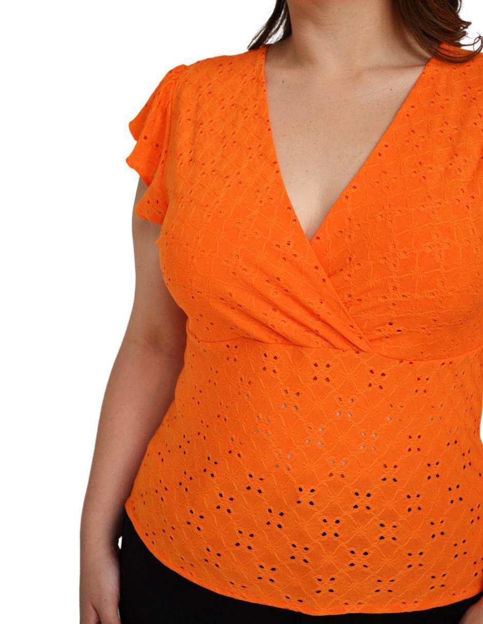 Blusa manga corta para mujer 4