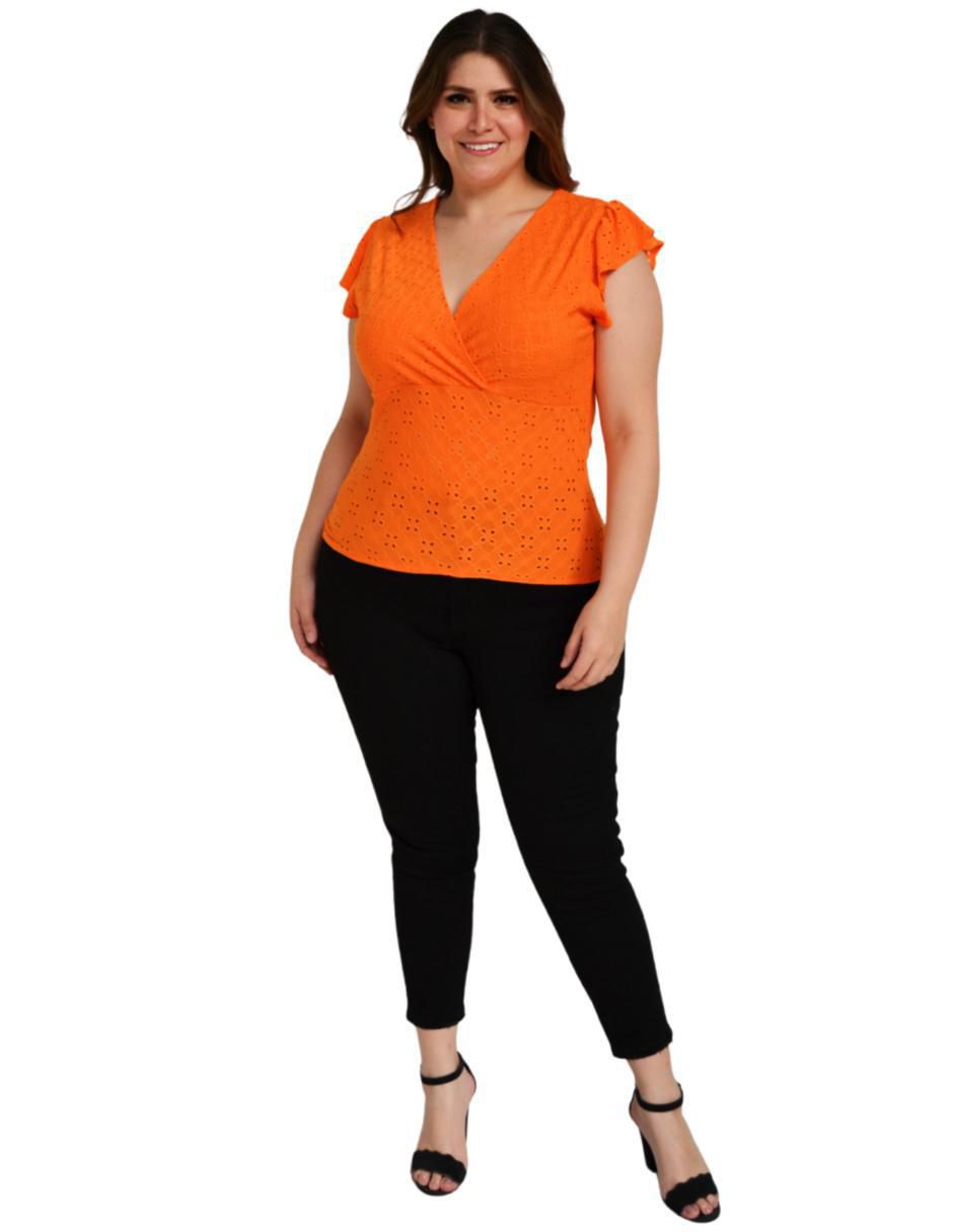 Blusa manga corta para mujer 5