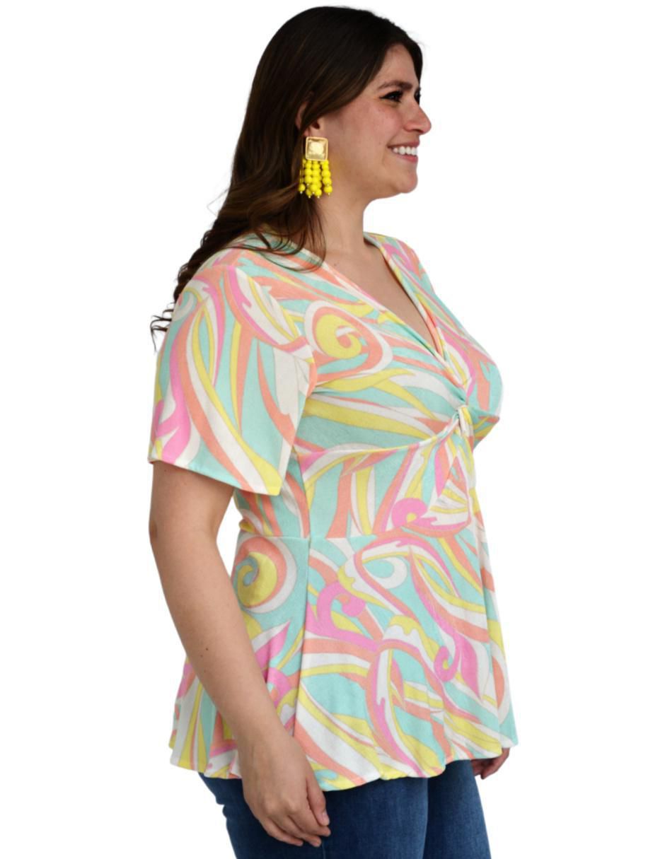 Blusa manga corta para mujer 2