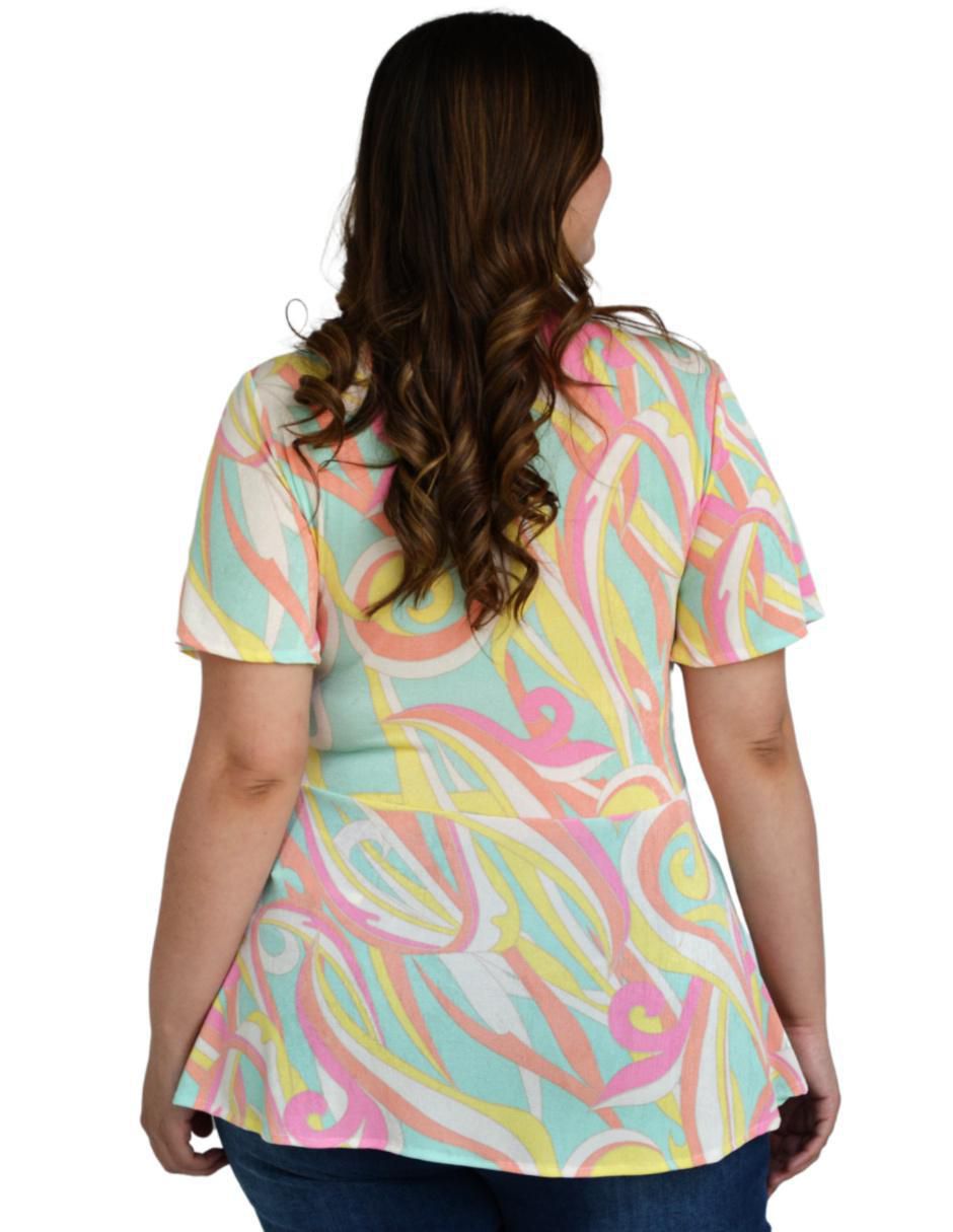 Blusa manga corta para mujer 3