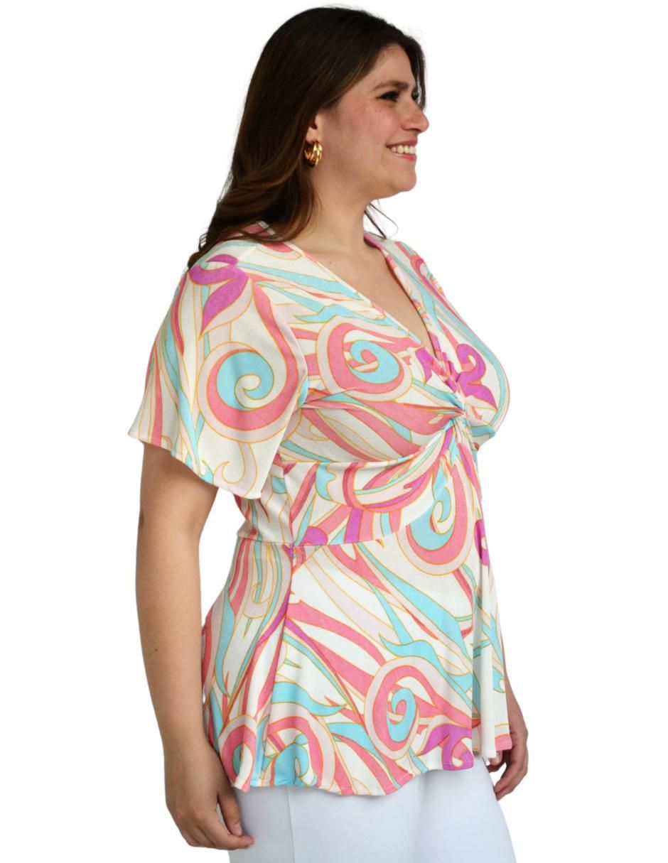 Blusa manga corta para mujer 2