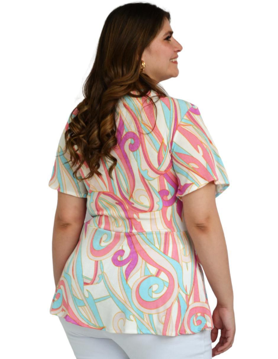 Blusa manga corta para mujer 3