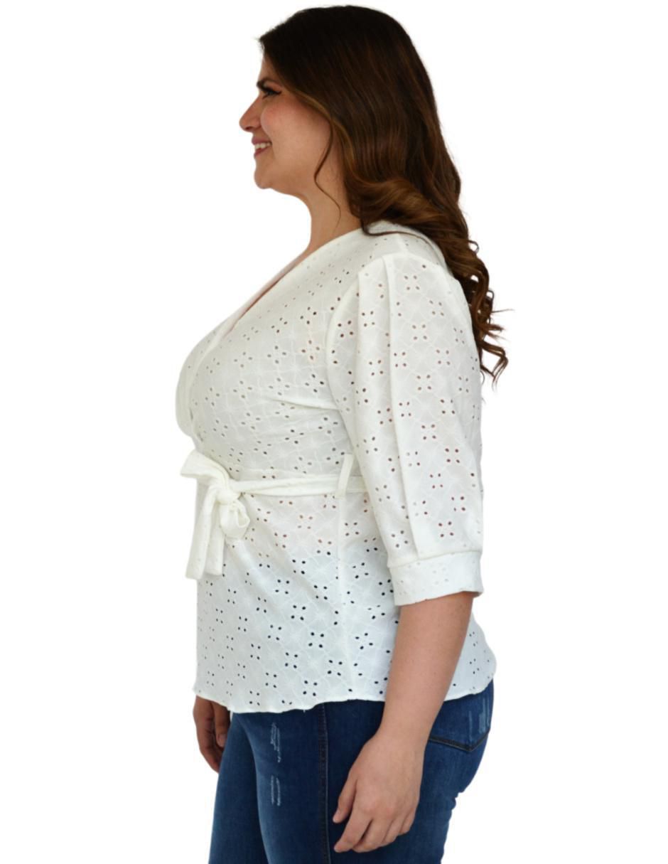 Blusa manga 3/4 para mujer 2