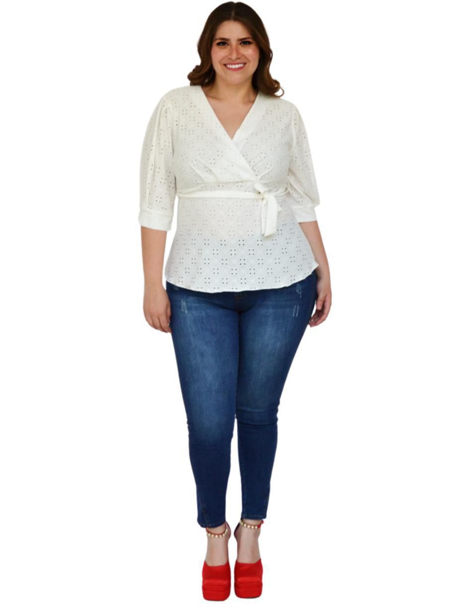Blusa manga 3/4 para mujer 5