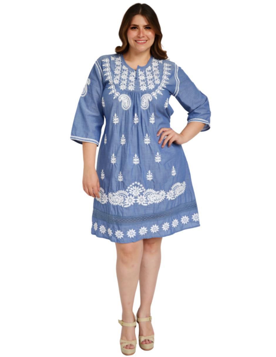 Vestido 3/4 casual para mujer 5