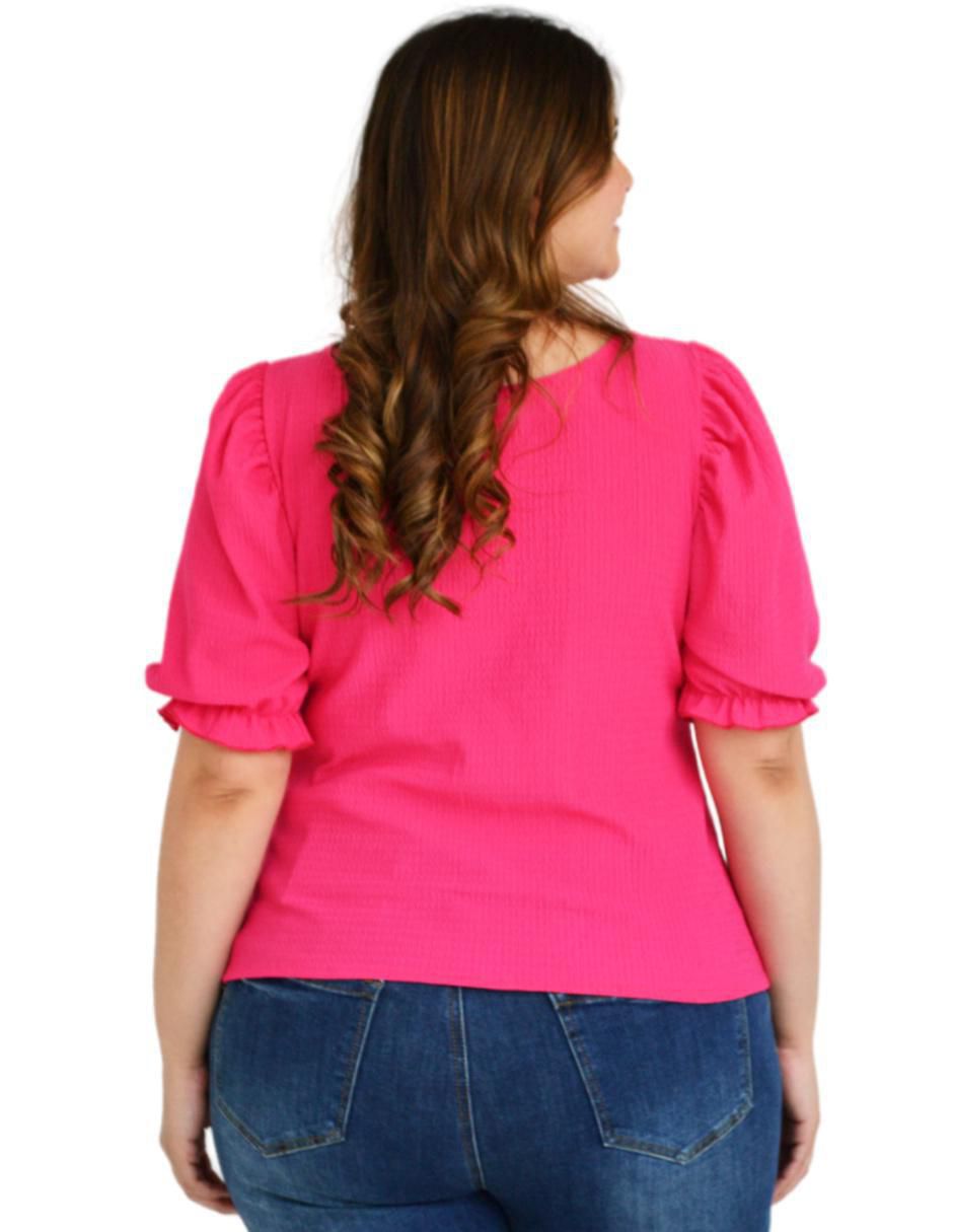 Blusa manga corta para mujer 3
