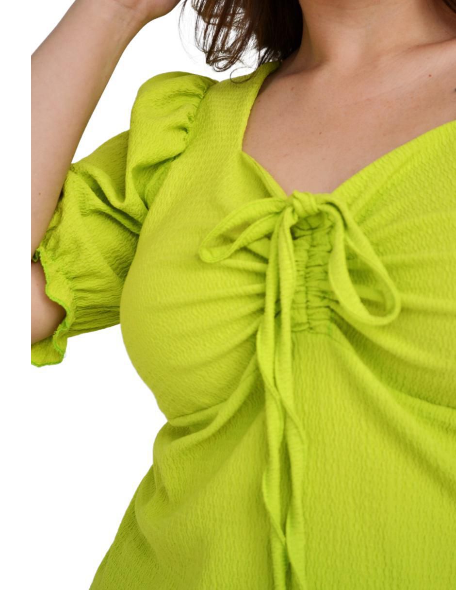 Blusa manga corta para mujer 4