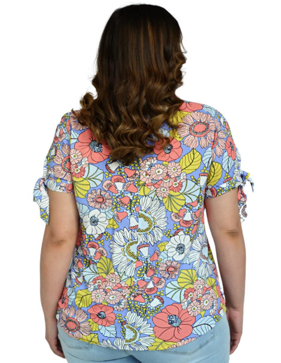 Blusa manga corta para mujer 3