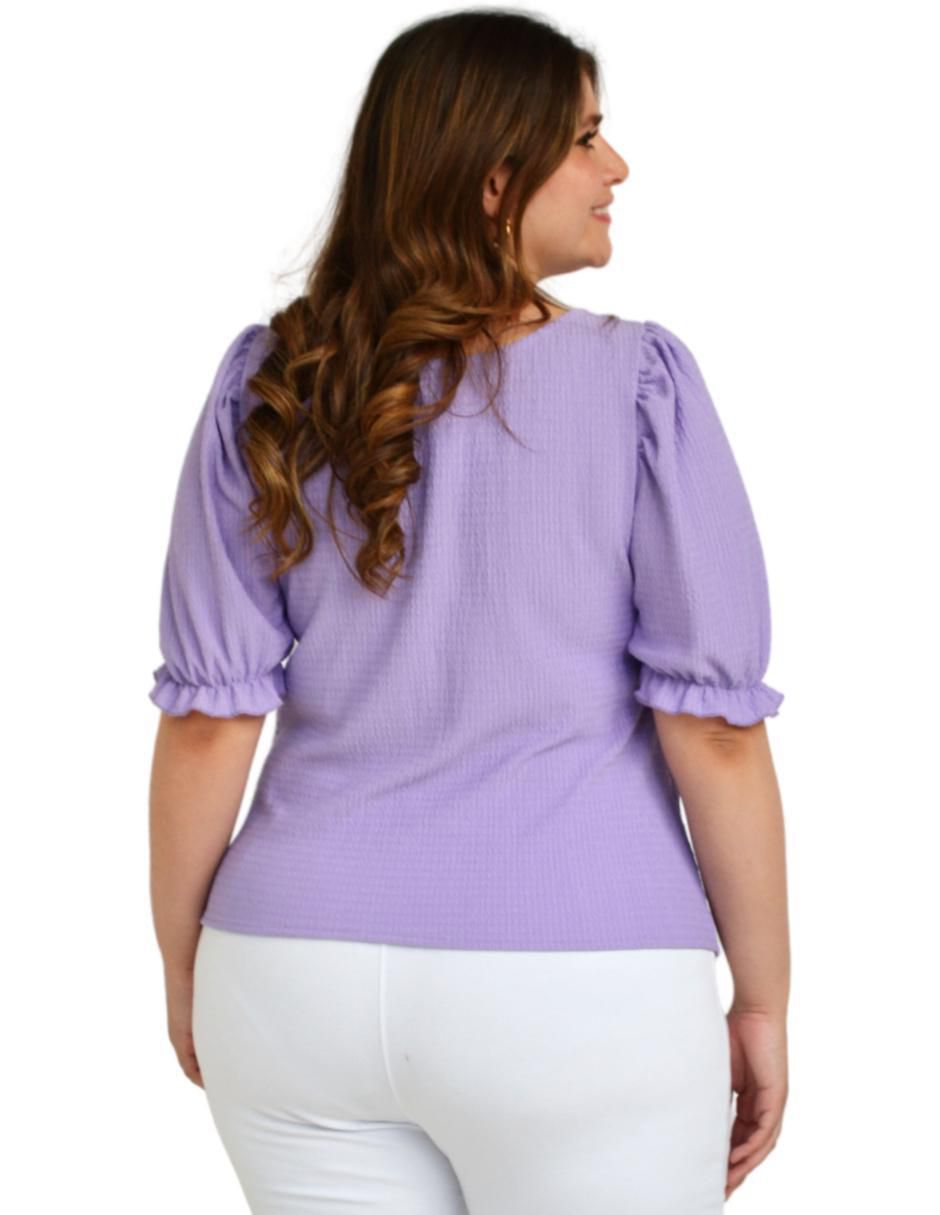 Blusa manga corta para mujer 3