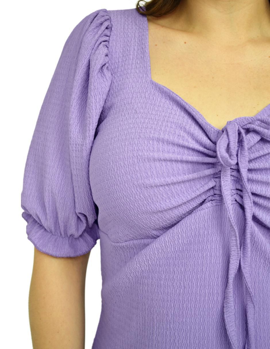 Blusa manga corta para mujer 4
