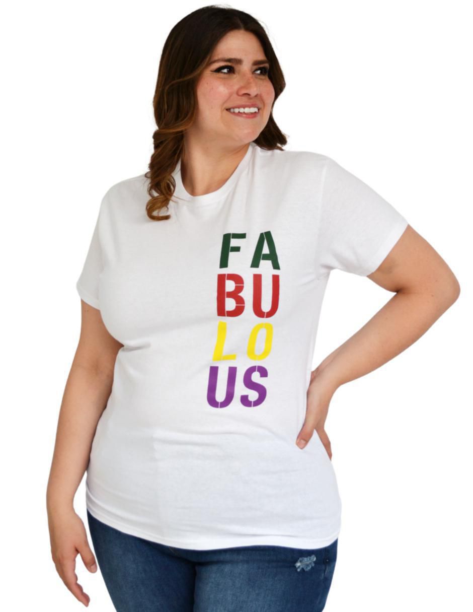 Playera manga corta cuello redondo para mujer 2