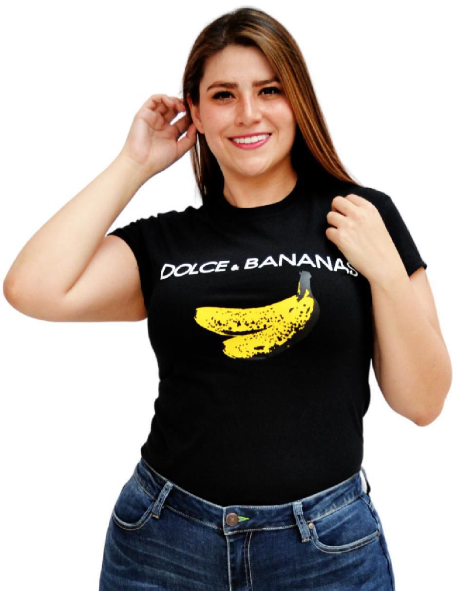 Playera manga corta cuello redondo para mujer 2
