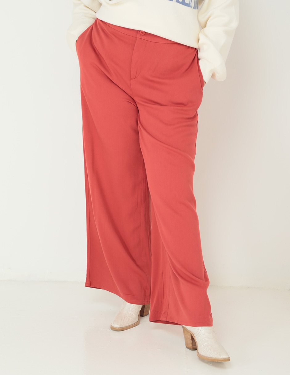 Pantalón relaxed amplio para mujer 1