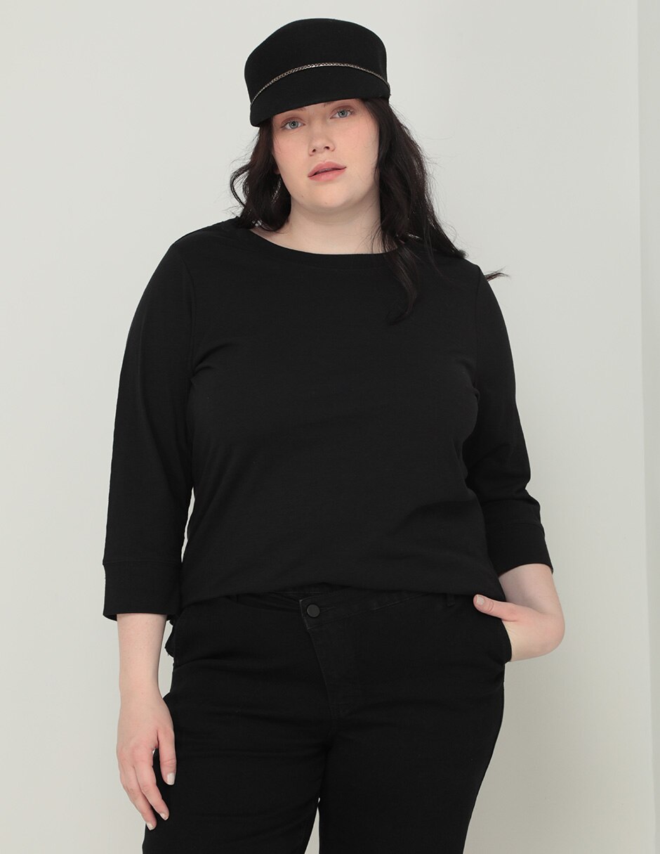 Blusa manga 3/4 para mujer 1
